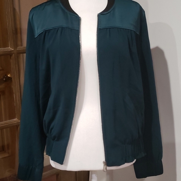 SABIE Bomber Lightweight Jacket NWOT - Picture 2 of 12
